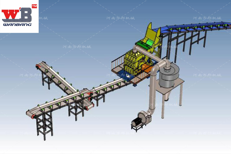 報(bào)廢自行車破碎生產(chǎn)線